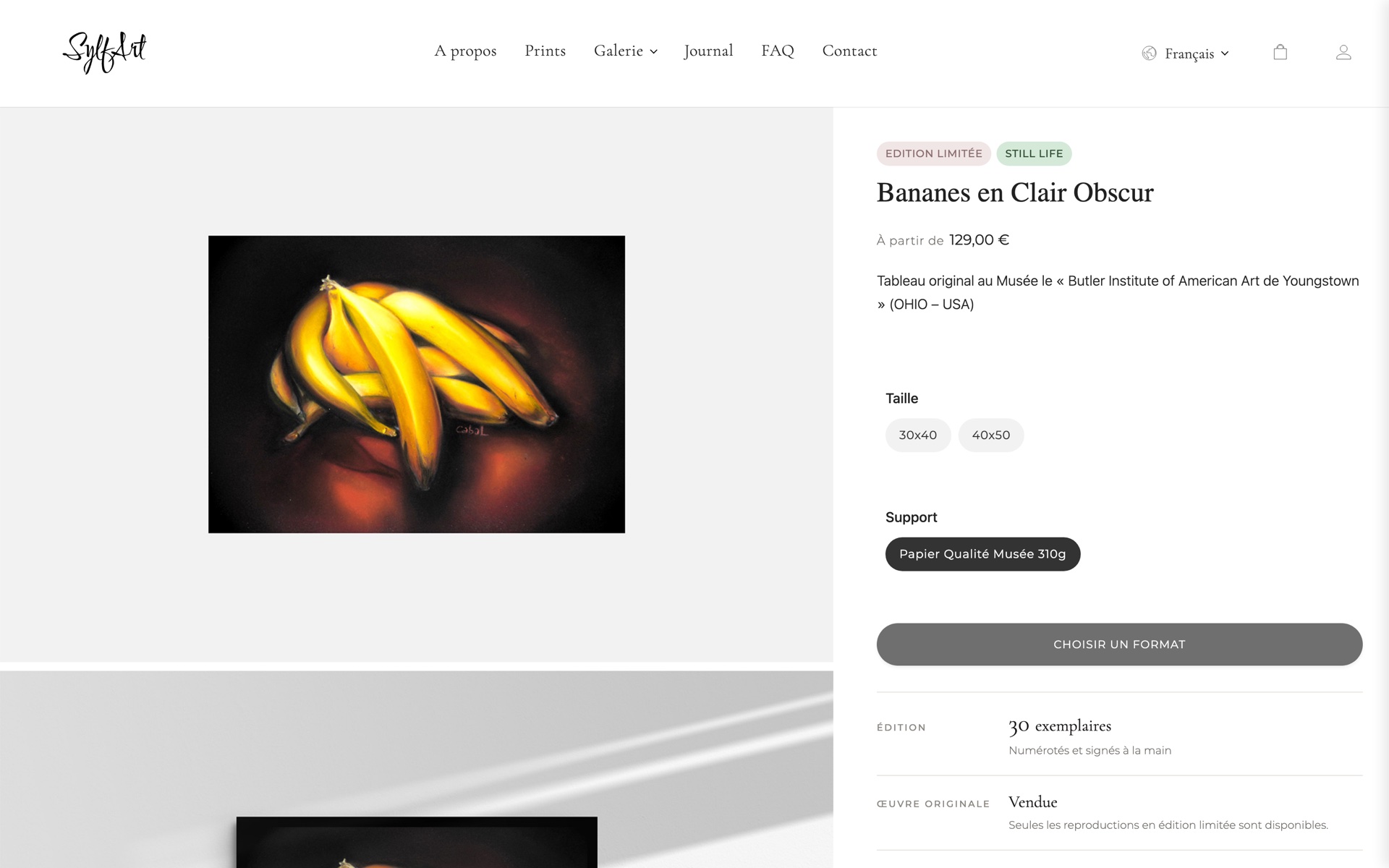 SylfArt product page