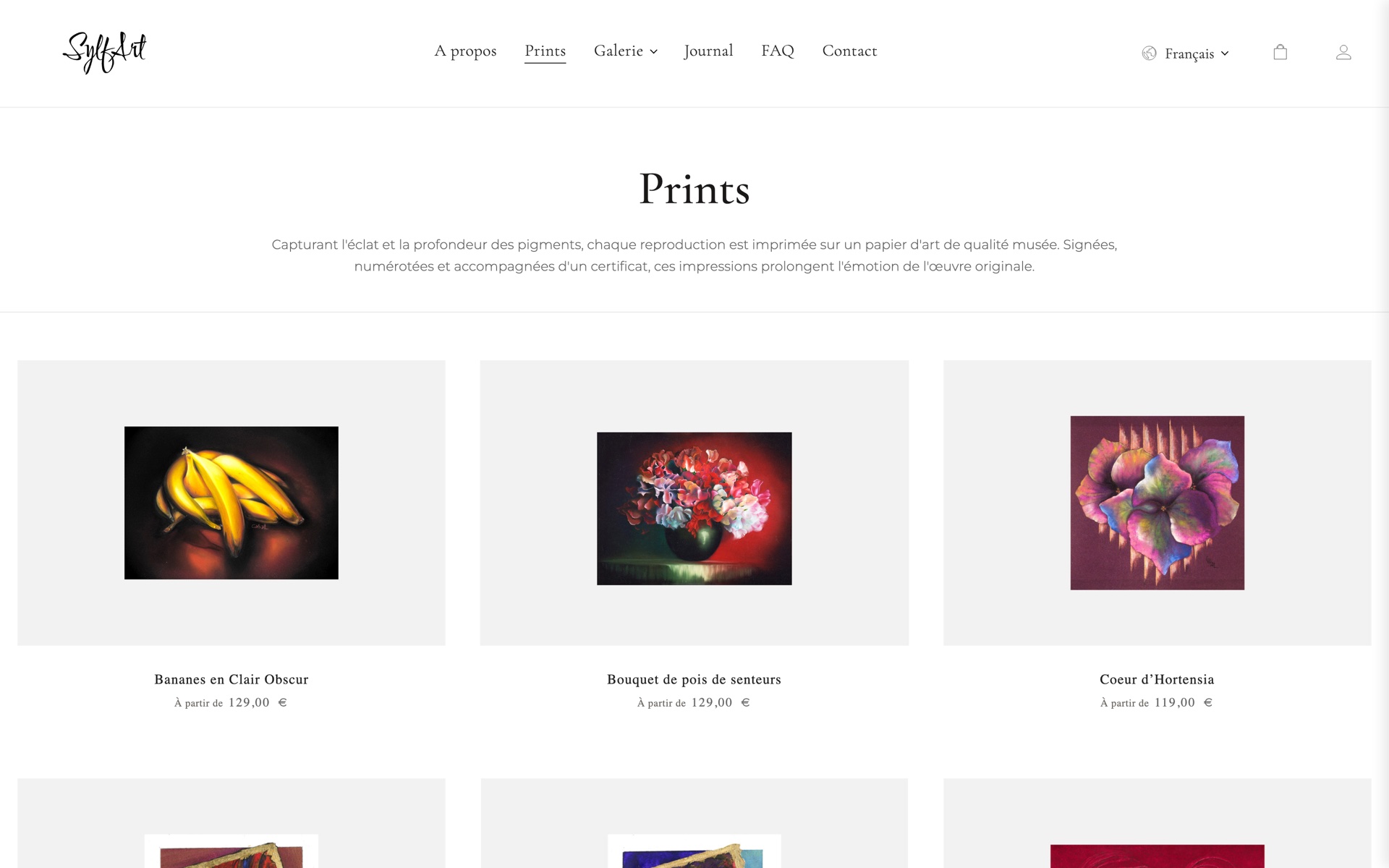 SylfArt prints collection